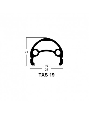 Framhjul 28" (622) TXS 36H för Skivbroms