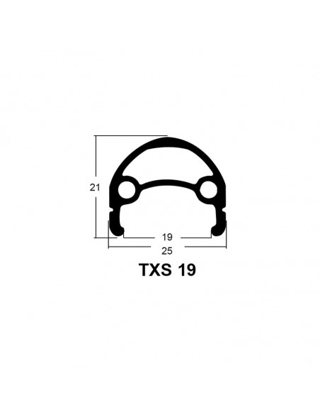 Framhjul 28" (622) TXS 36H för Skivbroms