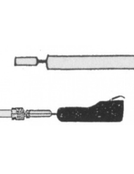 Växelvajer Torpedo 3 / SRAM 3 med lång kabel och fixerhylsa, 1700 mm