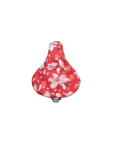 Basil Saddle Cover Magnolia Poppy Red