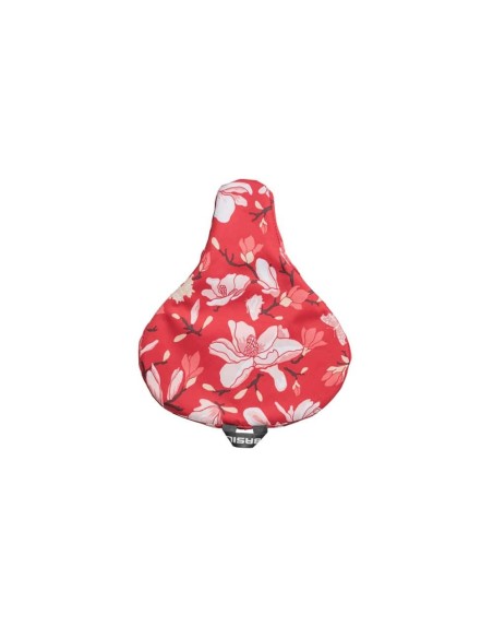 Basil Saddle Cover Magnolia Poppy Red