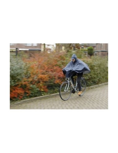 Regnponcho för cykel, Mirage, svart