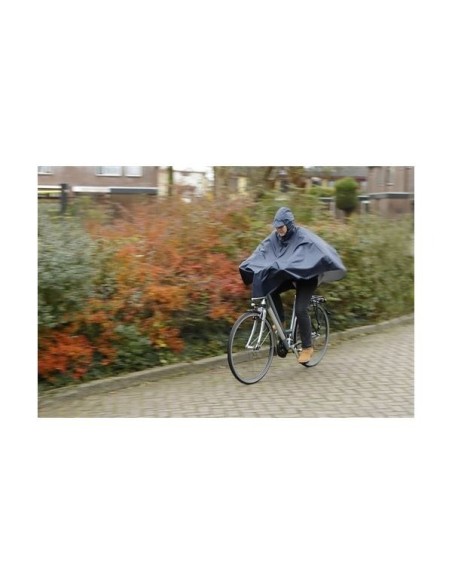 Regnponcho för cykel, Mirage, svart