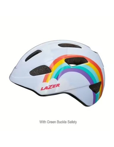 Cykelhjälm Lazer Pnut KinetiCore Rainbow 46-50