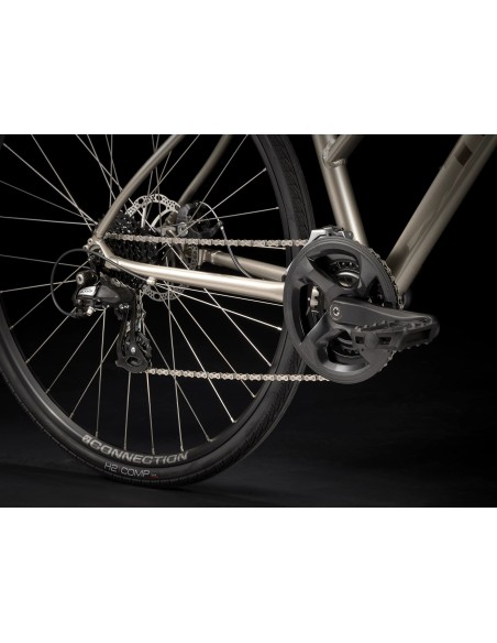 Trek FX 1 Disc Mid-step – Prisvärd hybridcykel i Metallic Gunmetal