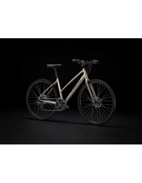 Trek FX 1 Disc Mid-step – Prisvärd hybridcykel i Metallic Gunmetal