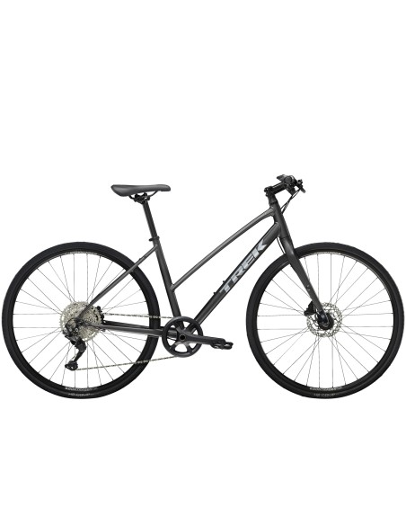 Hybridcykel Trek FX 3 Disc Stagger Gen 3 Matte Dnister Black M