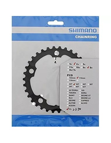 Kedjedrev Shimano 2x8s 110mm 34T